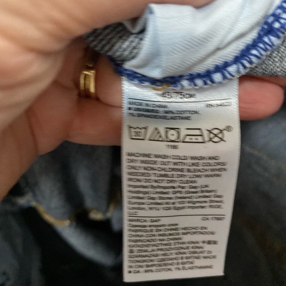 🌸GAP Jeans Size 8 Medium Indigo Skinny Jeans🌸 - Picture 4 of 5